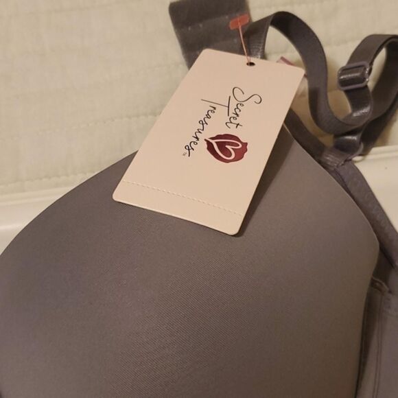 Secret-treasures Women's Grey Bra - Picture 4 of 8